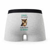 Caleçon Djamila la Plus Chouette - Humour Boxer Gris Idée Cadeau