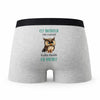 Caleçon Cet Ingenieur Le Plus Chouette - Humour Boxer Gris Idée Cadeau