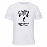 Maillot de Sport Homme Volleyball Quinquagenaire - T-Shirt Respirant Polyester Manches Courtes - Cadeau Sportif Anniversaire Noël Fête des Pères