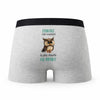Caleçon Chantale la Plus Chouette - Humour Boxer Gris Idée Cadeau