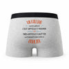 Caleçon Un Killian Aussi Génial - Humour Boxer Gris Idée Cadeau
