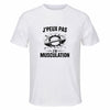 Maillot de Sport Homme Musculation J'peux Pas - T-Shirt Respirant Polyester Manches Courtes - Cadeau Sportif Anniversaire Noël Fête des Pères