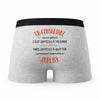 Caleçon Un Consultant Aussi Génial - Humour Boxer Gris Idée Cadeau