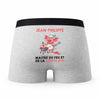 Caleçon Jean-Philippe Maître du Feu et de la Chipolata - Humour Boxer Gris Cadeau