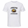 Maillot de Sport Homme Speleologie J'peux Pas - T-Shirt Respirant Polyester Manches Courtes - Cadeau Sportif Anniversaire Noël Fête des Pères