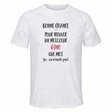 Maillot de Sport Homme pour Gino Ca n'existe Pas Homme - T-Shirt Respirant Polyester Manches Courtes - Cadeau Sportif Anniversaire Noël Fête des Pères