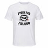 Maillot de Sport Homme Judo J'peux Pas - T-Shirt Respirant Polyester Manches Courtes - Cadeau Sportif Anniversaire Noël Fête des Pères