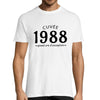 Cuvée 1988 Grand cru d'exception | T-Shirt Anniversaire Homme année de Naissance