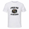 Maillot de Sport Homme Motocross J'peux Pas - T-Shirt Respirant Polyester Manches Courtes - Cadeau Sportif Anniversaire Noël Fête des Pères
