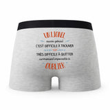 Caleçon Un Lionel Aussi Génial - Humour Boxer Gris Idée Cadeau