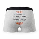 Caleçon Un Lois Aussi Génial - Humour Boxer Gris Idée Cadeau