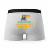 Caleçon Les Meilleurs sont Nés en - Humour Boxer Gris Idée Cadeau