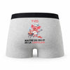 Caleçon Yves Maître du Feu et de la Chipolata - Humour Boxer Gris Cadeau