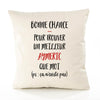 Housse de Coussin Premium Aymeric ça n'existe Pas Homme - Coton Canvas Fairtrade Beige Idée Cadeau Décoration Canapé