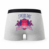Caleçon Handball - Humour Boxer Gris Idée Cadeau Passion
