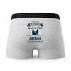 Caleçon Beau-Papa Patron - Humour Boxer Gris Idée Cadeau Fête des Pères