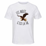Maillot de Sport Homme Aigles C'est La Vie - T-Shirt Respirant Polyester Manches Courtes - Cadeau Sportif Anniversaire Noël Fête des Pères