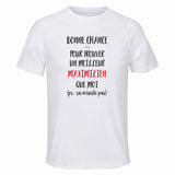 Maillot de Sport Homme Maximilien Ca n'existe Pas Homme - T-Shirt Respirant Polyester Manches Courtes - Cadeau Sportif Anniversaire Noël Fête des Pères
