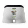 Caleçon Sentir - Humour Boxer Gris Idée Cadeau