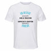 Maillot de Sport Homme pour Un Artiste Formidable Blanc - T-Shirt Respirant Polyester Manches Courtes - Cadeau Sportif Anniversaire Noël Fête des Pères