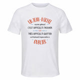 Maillot de Sport Homme pour Un Jean-Michel Aussi Genial - T-Shirt Respirant Polyester Manches Courtes - Cadeau Sportif Anniversaire Noël Fête des Pères