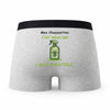 Caleçon Moustique - Humour Boxer Gris Idée Cadeau