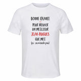 Maillot de Sport Homme Jean-Hugues Ca n'existe Pas Homme - T-Shirt Respirant Polyester Manches Courtes - Cadeau Sportif Anniversaire Noël Fête des Pères