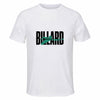 Maillot de Sport Homme Billard Minimaliste - T-Shirt Respirant Polyester Manches Courtes - Cadeau Sportif Anniversaire Noël Fête des Pères