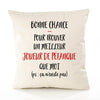 Housse de Coussin Premium Joueur de Pétanque ça n'existe Pas Homme - Coton Canvas Fairtrade Beige Idée Cadeau Décoration Canapé 40x40