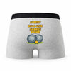 Caleçon Albert en a Une Sacrée Paire - Humour Boxer Gris Idée Cadeau