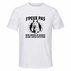 Maillot de Sport Homme Berger Blanc Suisse J'peux Pas - T-Shirt Respirant Polyester Manches Courtes - Cadeau Sportif Anniversaire Noël Fête des Pères