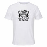 Maillot de Sport Homme Tai Chi Sexagenaire - T-Shirt Respirant Polyester Manches Courtes - Cadeau Sportif Anniversaire Noël Fête des Pères
