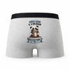 Caleçon Abdelkrim Panda Grain - Humour Boxer Gris Idée Cadeau