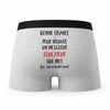 Caleçon Educateur ça n'existe Pas Homme - Humour Boxer Gris Idée Cadeau