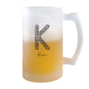 Verre à Bière Kevin Lettre Littérature | Chope de Bière Pinte | Idée Cadeau Prénom Livre Lecture Anniversaire Papa Collègue Départ Retraite Noël