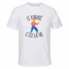 Maillot de Sport Homme Karate C'est La Vie - T-Shirt Respirant Polyester Manches Courtes - Cadeau Sportif Anniversaire Noël Fête des Pères