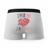 Caleçon Crocjet - Humour Boxer Gris Idée Cadeau Passion