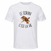 Maillot de Sport Homme Coran C'est La Vie - T-Shirt Respirant Polyester Manches Courtes - Cadeau Sportif Anniversaire Noël Fête des Pères