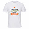 Maillot de Sport Homme Meilleur Geoffroy Super Pouvoir Cadeau Anniversaire Noël Fête des Pères T-Shirt Respirant Polyester