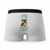 Caleçon Fernande la Plus Chouette - Humour Boxer Gris Idée Cadeau