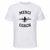 Maillot de Sport Homme pour Merci Aviron Coach - T-Shirt Respirant Polyester Manches Courtes - Cadeau Sportif Anniversaire Noël Fête des Pères