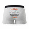 Caleçon Un Constant Aussi Génial - Humour Boxer Gris Idée Cadeau