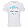 Maillot de Sport Homme pour Un Moniteur De Ski Formidable Blanc - T-Shirt Respirant Polyester Manches Courtes - Cadeau Sportif Anniversaire Noël Fête des Pères