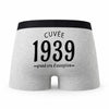 Caleçon Millésime 1939 - Humour Boxer Gris Idée Cadeau Anniversaire
