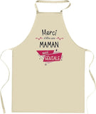 Tablier de cuisine Merci Maman Géniale