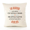 Housse de Coussin Premium Un Antonin Aussi génial - Coton Canvas Fairtrade Beige Idée Cadeau Décoration Canapé