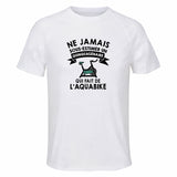 Maillot de Sport Homme Aquabike Quinquagenaire - T-Shirt Respirant Polyester Manches Courtes - Cadeau Sportif Anniversaire Noël Fête des Pères