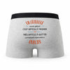 Caleçon Un Geologue Aussi Génial - Humour Boxer Gris Idée Cadeau