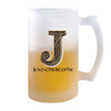 Verre à Bière Jean-Christophe Lettre Viking | Chope de Bière Pinte | Idée Cadeau Prénom Motard Jeux de Rôle Vidéo Anniversaire Papa Collègue Départ Retraite Noël