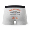 Caleçon Un Nutritionniste Aussi Génial - Humour Boxer Gris Idée Cadeau
